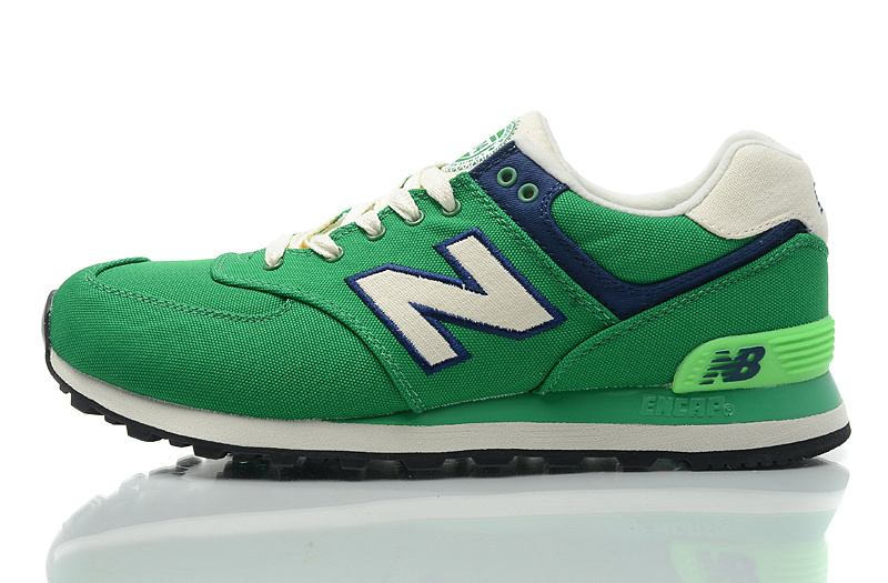 Chaussure New Balance 574 Basse en Vert Pour Homme